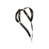 MOB Eroticwear Harnais élastique et Cockring Straight Back Vert Kaki